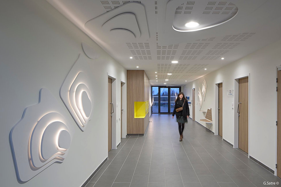 Aménagement hall immeuble .
